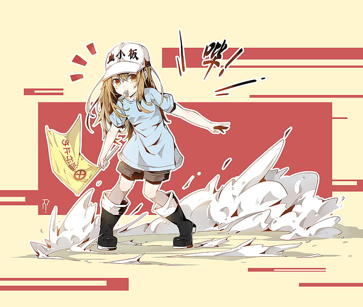 Anime, Cells at Work !, Platelet (Cells at Work!), Sfondo HD