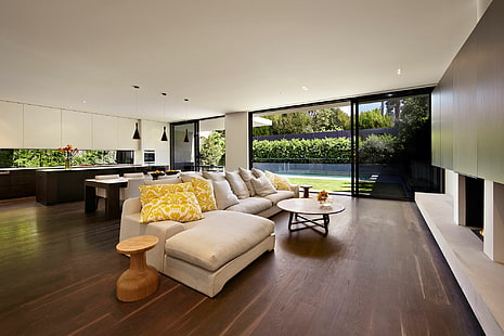 дом, современный, дизайн интерьера, роскошь, архитектура, особняки, HD обои HD wallpaper