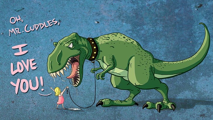 Karikatürler dinozorlar çocuk komik tasma tyrannosaurus rex 1920x1080 Eğlence Komik HD Sanat, Karikatürler, dinozorlar, HD masaüstü duvar kağıdı