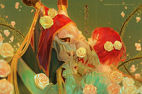 Anime, The Ancient Magus' Bride, Chise Hatori, Elias Ainsworth, HD wallpaper HD wallpaper