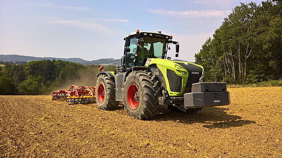 Landwirtschaft, Mähdrescher, Traktor, HD-Hintergrundbild HD wallpaper