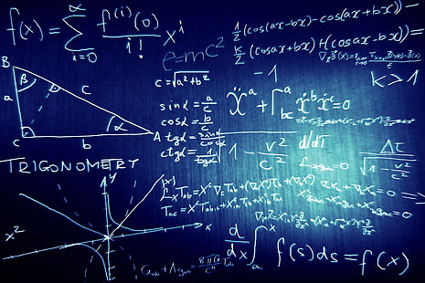 equazione matematica, algebra, matematica, lavagna, Sfondo HD HD wallpaper
