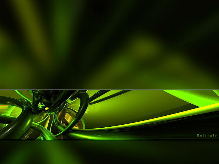 Entangle Abstract, green and black entangle illustration, Abstract, s, Best s, hd backgrounds, HD wallpaper