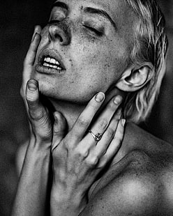 kvinnor, modell, porträtt, Aleksey Trifonov, ansikte, HD tapet HD wallpaper