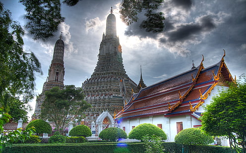Templi, Tempio di Wat Arun, Sfondo HD HD wallpaper