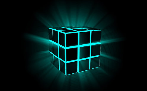 Cubo de Rubik, HD papel de parede HD wallpaper