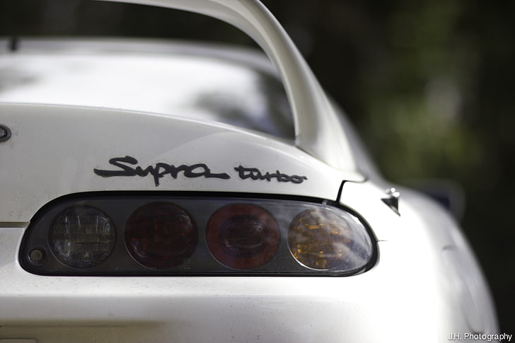 Schwarze Rücklichter, Auto, Supra, Toyota, Toyota Supra, HD-Hintergrundbild