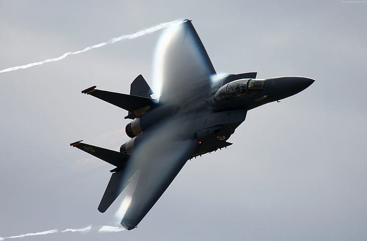 Eagle, ВВС США, самолеты ВВС США, F-15, McDonnell Douglas, тактический истребитель, HD обои