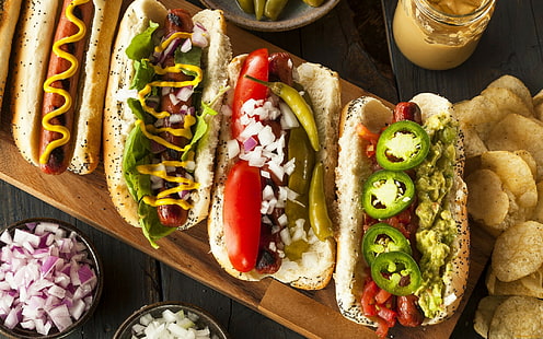 Essen, Hot Dogs, HD-Hintergrundbild HD wallpaper