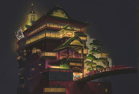 Sen zu Chihiro, Anime-Szenerie, HD-Hintergrundbild HD wallpaper