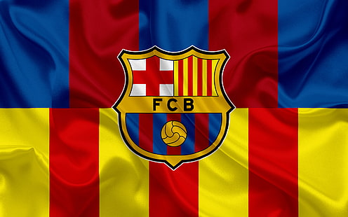 Sepak Bola, FC Barcelona, ​​Logo, Wallpaper HD HD wallpaper