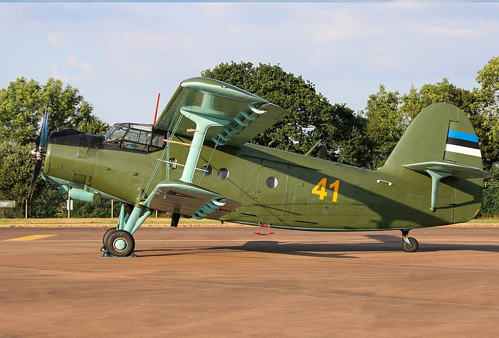Biplane, ANTK imeni O. K. Antonova, An-2T, ВВС на Естония, HD тапет