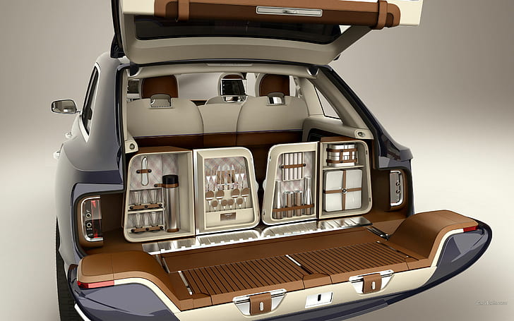 Bentley SUV Concept HD, beige and brown car picnic set, cars, concept, bentley, suv, HD wallpaper