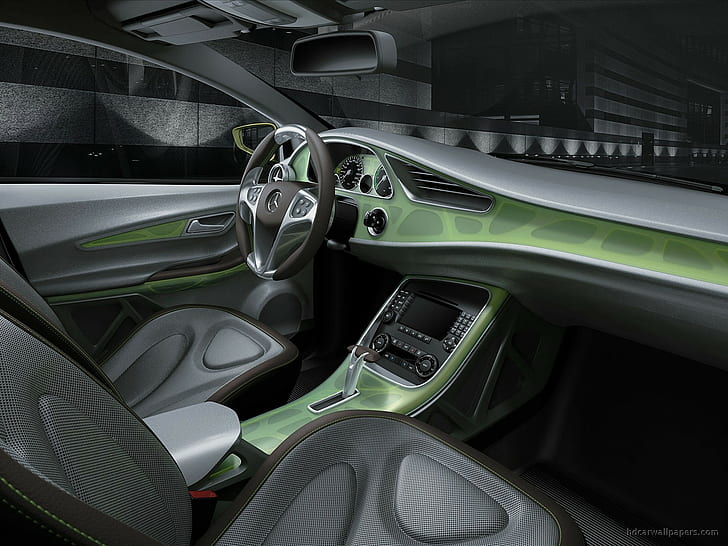 Interior, Concept, Mercedes, Benz, BlueZERO, HD wallpaper