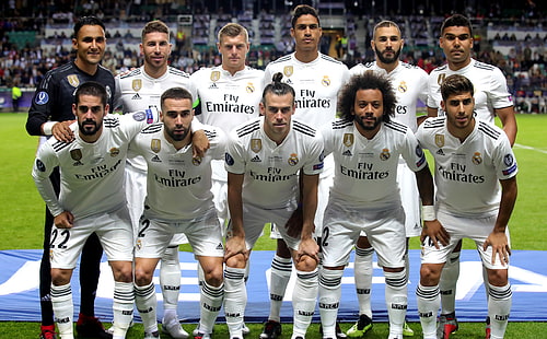 Real Madrid, Olahraga, Sepak Bola, real madrid, sepak bola, realmadrid, modric, marcelo, isco, iscoasensio, bale, benzema, casemiro, ramos, varane, carvajal, Wallpaper HD HD wallpaper