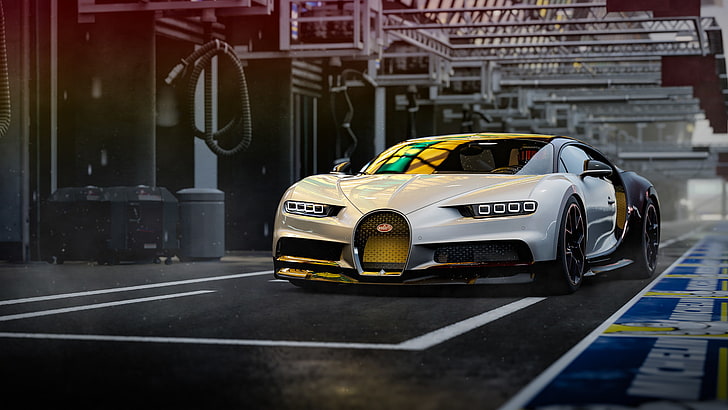 Bugatti Chiron ซูเปอร์สปอร์ตคาร์สุดหรู, ซูเปอร์สปอร์ต, บูกัตติ, ชิรอน, รถยนต์, หรูหรา, วอลล์เปเปอร์ HD