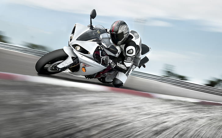 Yamaha Speed ​​Racing, moteur, sport, course, Fond d'écran HD