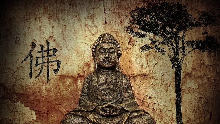 statua, buddha, spiritualità, religione, buddismo, Sfondo HD