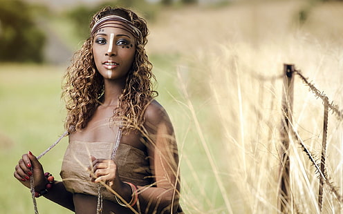 Afrykańska dziewczyna, afrykańska dziewczyna, Tapety HD HD wallpaper