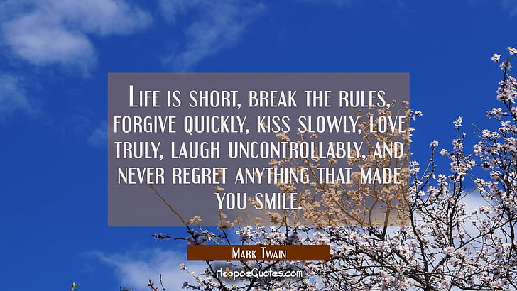 inspirational, life, Mark Twain, quote, sky, HD wallpaper