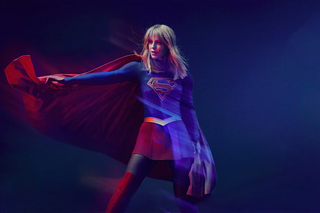 TV-show, Supergirl, skådespelerska, amerikansk, blondin, Melissa Benoist, HD tapet HD wallpaper