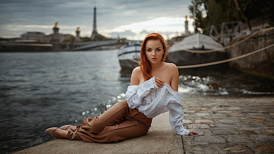 wanita, Ekaterina Sherzhukova, Georgy Chernyadyev, Wallpaper HD HD wallpaper