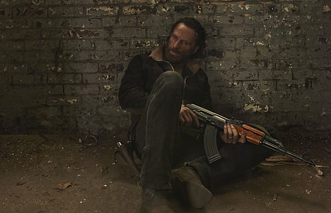 The Walking Dead, Rick Grimes, Andrew Lincoln, Fondo de pantalla HD HD wallpaper
