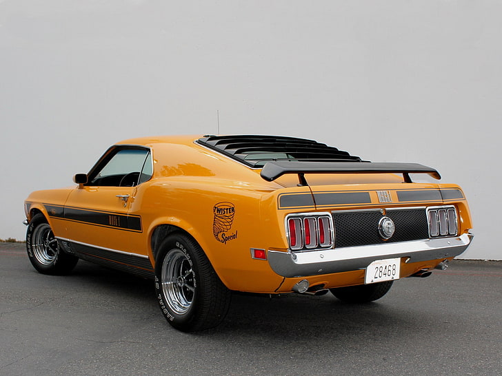 1970, 351, classic, ford, mach 1, muscle, mustang, twister, HD wallpaper