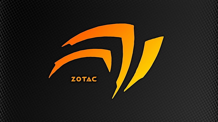 Logo Zotac, CPU, komputer, Wallpaper HD