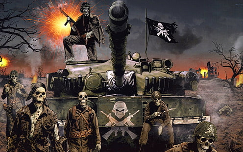 Heavy Metal, Krieg, Albumcover, Iron Maiden, Eddie, HD-Hintergrundbild HD wallpaper