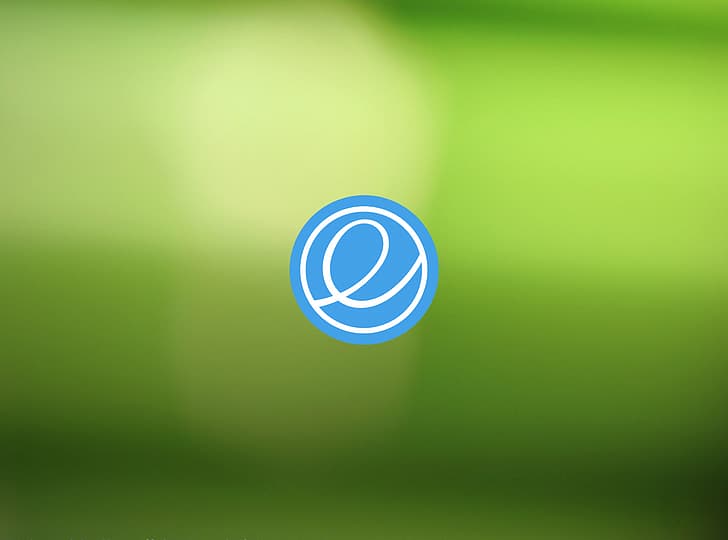 elementary OS, Linux, logo, operating system, HD wallpaper