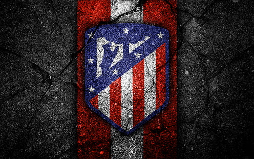 Esportes, Atlético de Madrid, Brasão de armas, Logotipo, Futebol, HD papel de parede HD wallpaper