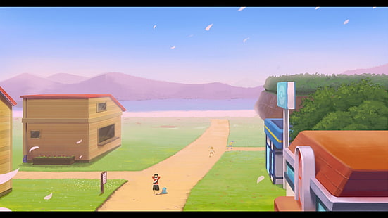 Captura de pantalla del juego Pokemon, Pokémon, videojuegos, Fondo de pantalla HD HD wallpaper