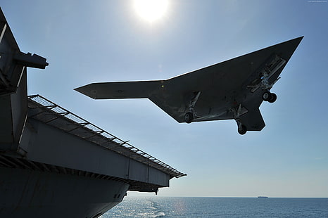 UCAS-D, Northrop Grumman, Pegasus, X-47B, Exército dos EUA, drone, Força Aérea dos EUA, voo, HD papel de parede HD wallpaper