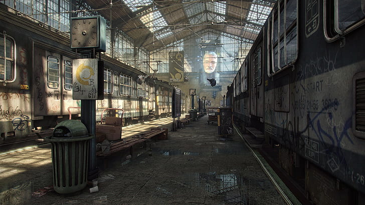 City 17, Half-Life 2, Unreal Engine 4, apocalyptic, Valve, render, video games, HD wallpaper