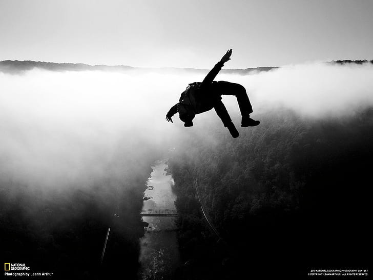 National Geographic, saltando, Sfondo HD