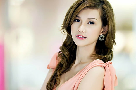 women, Asian, portrait, HD wallpaper HD wallpaper