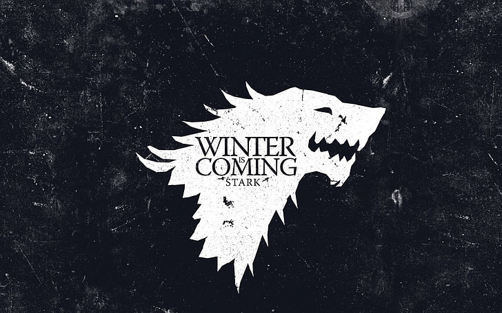 Game of Thrones, House Stark, sigils, Winter Is Coming, HD tapet
