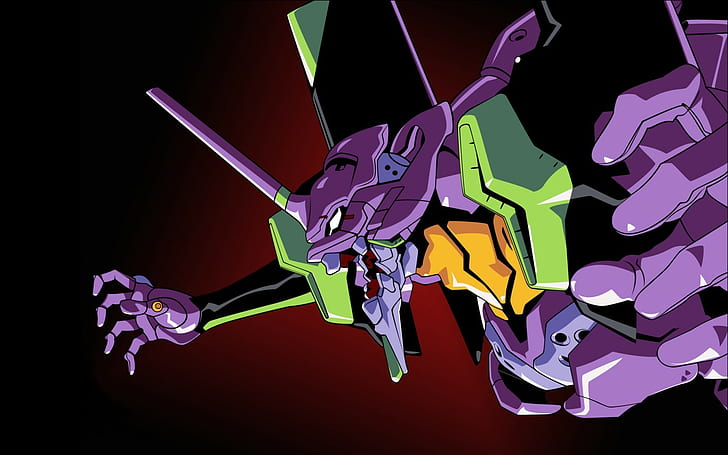خلفية رقمية Neon Genesis Evangelion ، Neon Genesis Evangelion ، وحدة EVA 01، خلفية HD