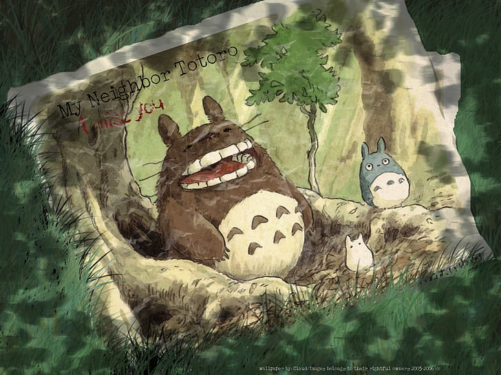 Mi vecino Totoro, Totoro, Studio Ghibli, Fondo de pantalla HD