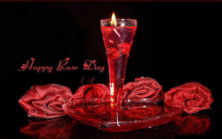 Rose Happy Valentines Day Romantic Hd Wallpaper, Fond d'écran HD