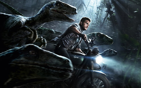 วอลเปเปอร์ Jurassic Park, Jurassic Park, Jurassic World, Chris Pratt, วอลล์เปเปอร์ HD HD wallpaper