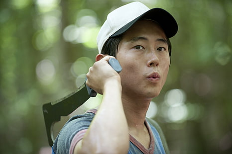 Émission de télévision, The Walking Dead, Glenn Rhee, Steven Yeun, Fond d'écran HD HD wallpaper