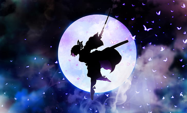 Anime, Demon Slayer: Kimetsu no Yaiba, Shinobu Kochou, Wallpaper HD