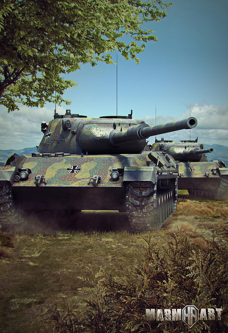 World of Tanks, tank, wargaming, video games, Leopard 1, HD wallpaper