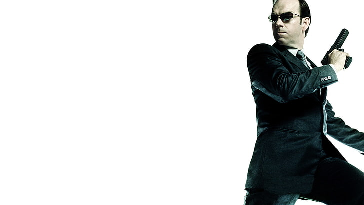 Agente Smith, Hugo Weaving, películas, The Matrix, Fondo de pantalla HD