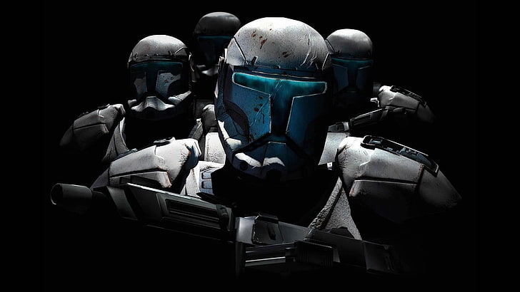 Star Wars Troopers, Star Wars Republic Commando, videospel, klontrupper, Star Wars, specialstyrkor, HD tapet
