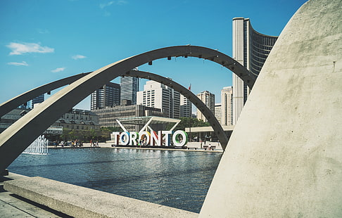 Торонто, Канада, Торонто, Канада, Онтарио, администрация, архитектура, HD обои HD wallpaper