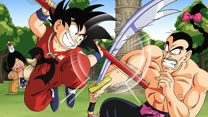 Dragon Ball, Goku, Mercenario Tao (Dragon Ball), Upa (Dragon Ball), Fondo de pantalla HD
