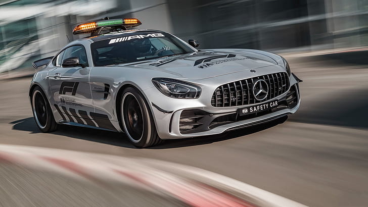 Mercedes-AMG GT, samochód, Formuła 1, Mercedes-Benz, samochód bezpieczeństwa, Tapety HD